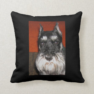 Schnauzer Throw Pillow