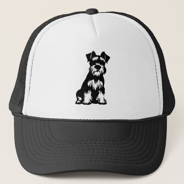 Schnauzer Trucker Hat (Front)