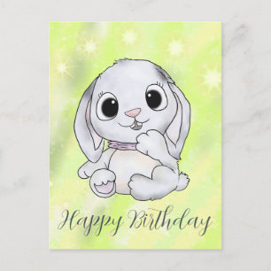 Schneehase Postkarte Postcard