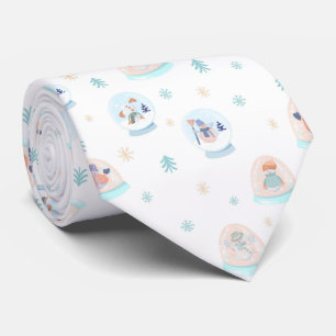 Schneemann Muster  Tie