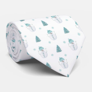 Schneemann Muster  Tie