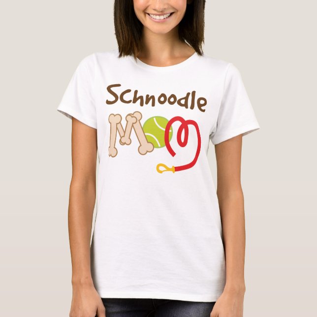 Schnoodle Dog Breed Mum Gift T-Shirt (Front)
