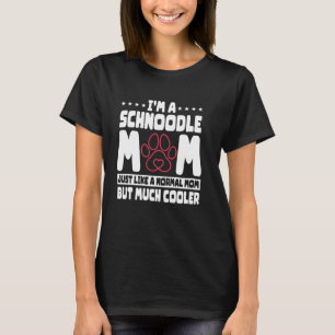 Schnoodle Dog Lover Mum Fur Parent Breeder Mother' T-Shirt