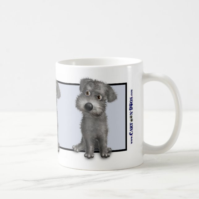 Schnoodle (Grey) Mug (Right)