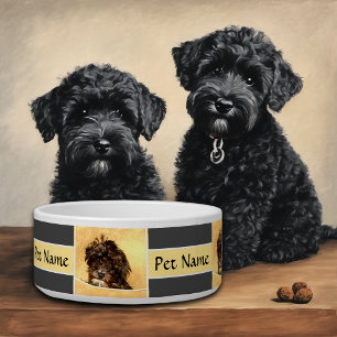 Schnoodle Personalised Dog Bowl