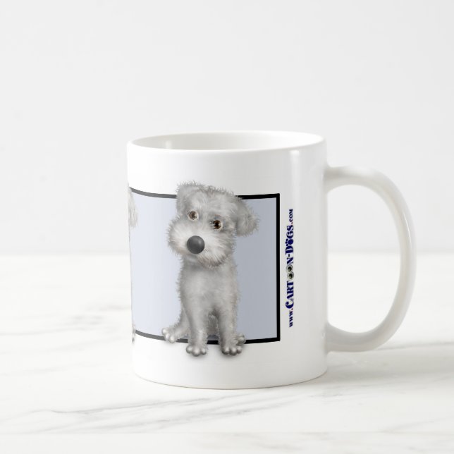Schnoodle (White) Mug (Right)