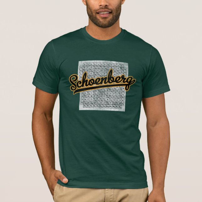 Schoenberg 12 tone matrix T-Shirt (Front)