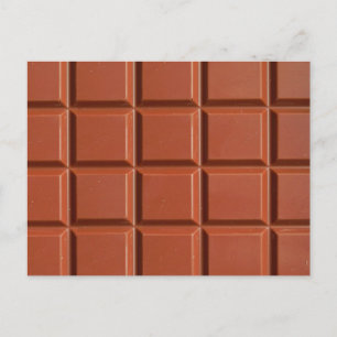 Schokolade -  Postkarte  Postcard