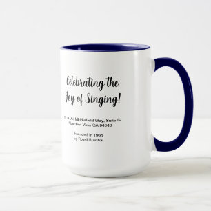 Schola Cantorum “dot logo” mug - in 11 or 15 oz.