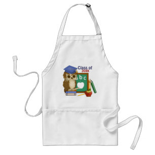 Scholar Owl Graduation Standard Apron