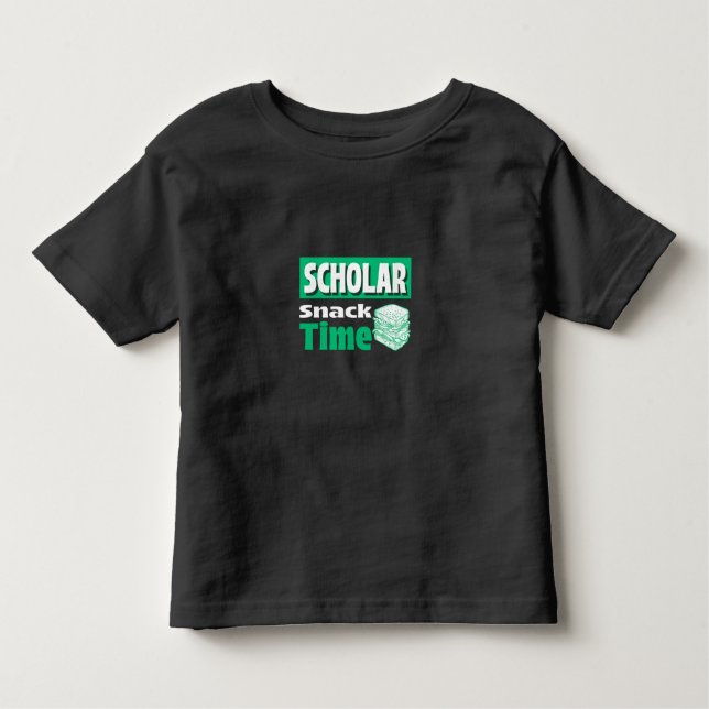 Scholar Snack Time-School Lunch Break t-shirt (Front)