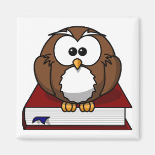 Scholarily Owl Magnet