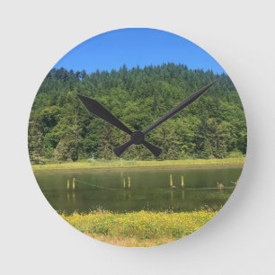 Scholfield Creek, Reedsport, Oregon Round Clock