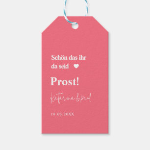 Schön das ihr da seid!  Hochzeit Gift Tags
