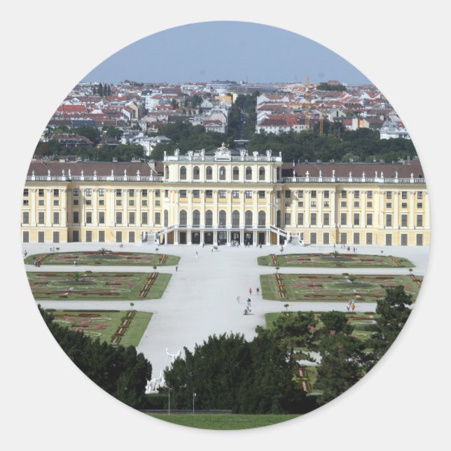 schönbrunn classic round sticker (Front)