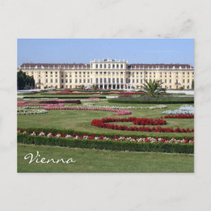 schönbrunn gardens postcard