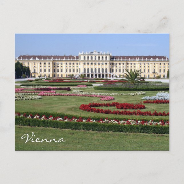schönbrunn gardens postcard (Front)