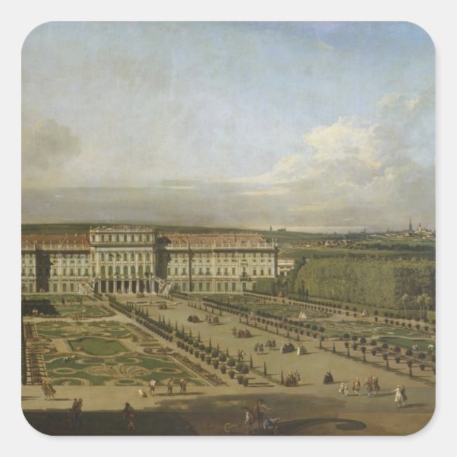 Schonbrunn Palace and gardens, 1759-61 Square Sticker (Front)