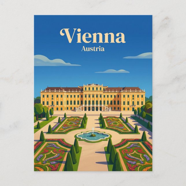 Schönbrunn Palace Austria Postcard (Front)