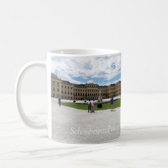 Schönbrunn Palace Vienna, Austria Coffee Mug (Left)