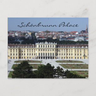 schönbrunn palace vienna postcard