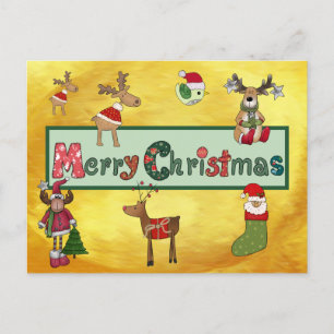 Schöne Weihnachten Holiday Postcard