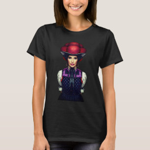 schönen Schwarzwald mädel - Cool Bollenhut Black T-Shirt