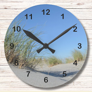 schöner Strand Round Clock