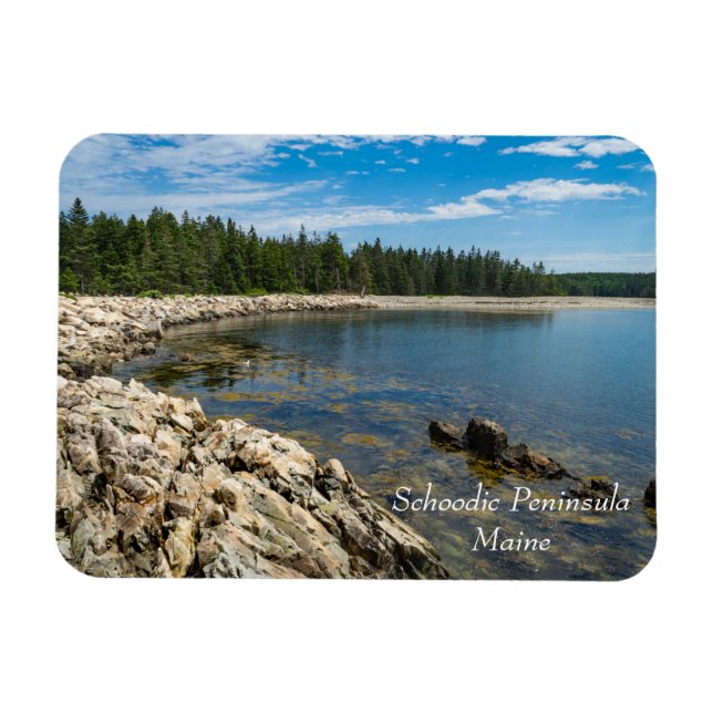 Schoodic Peninsula in Maine Magnet (Horizontal)