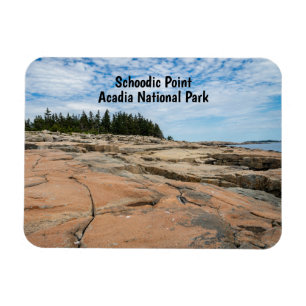 Schoodic Point in Acadia National Park Magnet