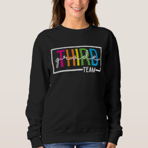 School 3rd Grade Team Teacher Sweatshirt