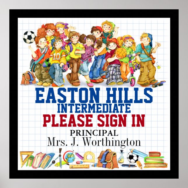 School Administration and Teacher Posters (Front)