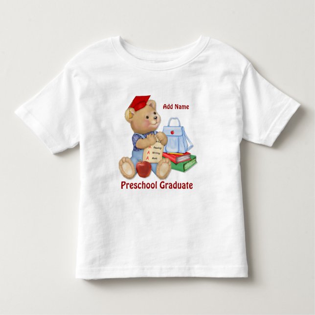 School Bear - Preschool Graduate Toddler T-Shirt (Front)