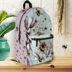 School Bees and Flowers Girls Backpack
