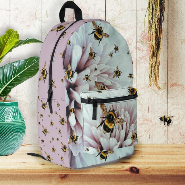 School Bees and Flowers Girls Backpack (Creator Uploaded)