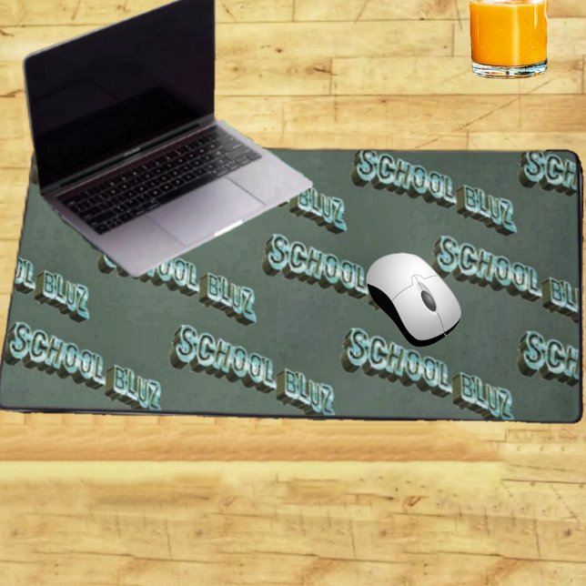 School Bluz-3D Desk Mat (A desk mat that suits your mood!)