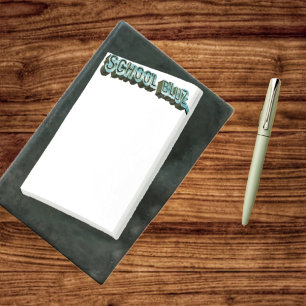 School Bluz-3D Post-it Notes