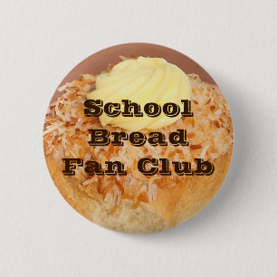 School Bread 6 Cm Round Badge