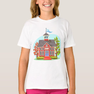 School Building Girls T-Shirt