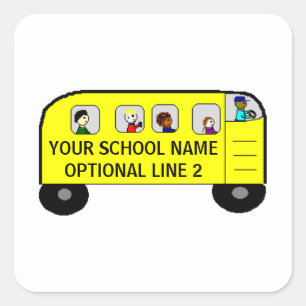 SCHOOL BUS -  a Your School product - sticker