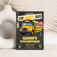 School Bus Birthday Party