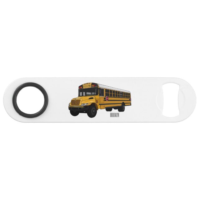 School bus cartoon illustration  (Front (Horizontal))