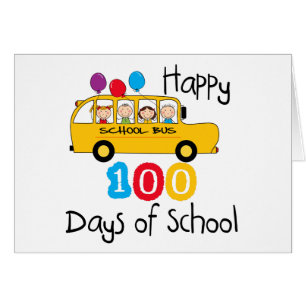 School Bus Celebrate 100 Days