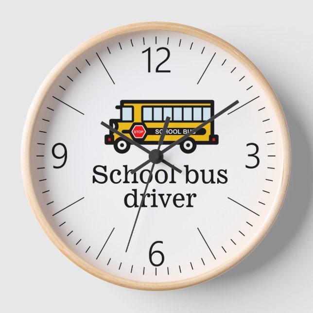 School bus clock (Front)