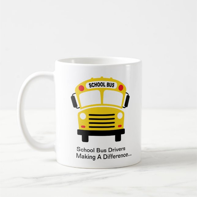 School Bus  Coffee Mug (Left)