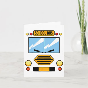 School Bus Costume Cool Easy Vehicle Halloween Gif Card