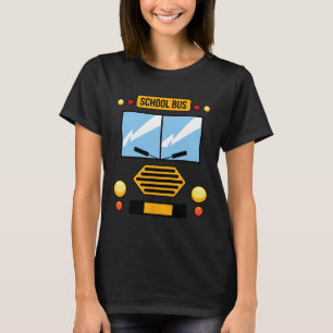 School Bus Costume Cool Easy Vehicle Halloween Gif T-Shirt