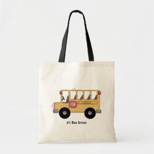 School Bus (Customisable) Tote Bag
