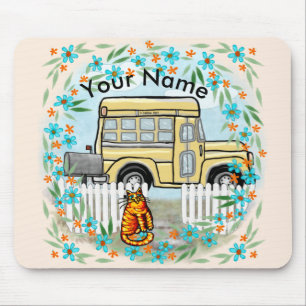 School Bus Day Mouse Pad