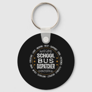 School Bus Dispatcher Gifts Appregovernment Key Ring